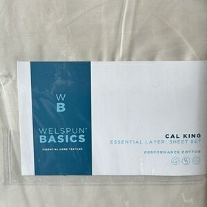WB WESPUN BASIC BY WELSPUN
100% COTTON California King Sheet Set Linen